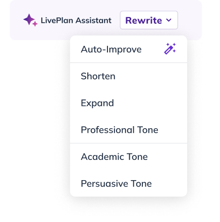 how to create a business plan with ai